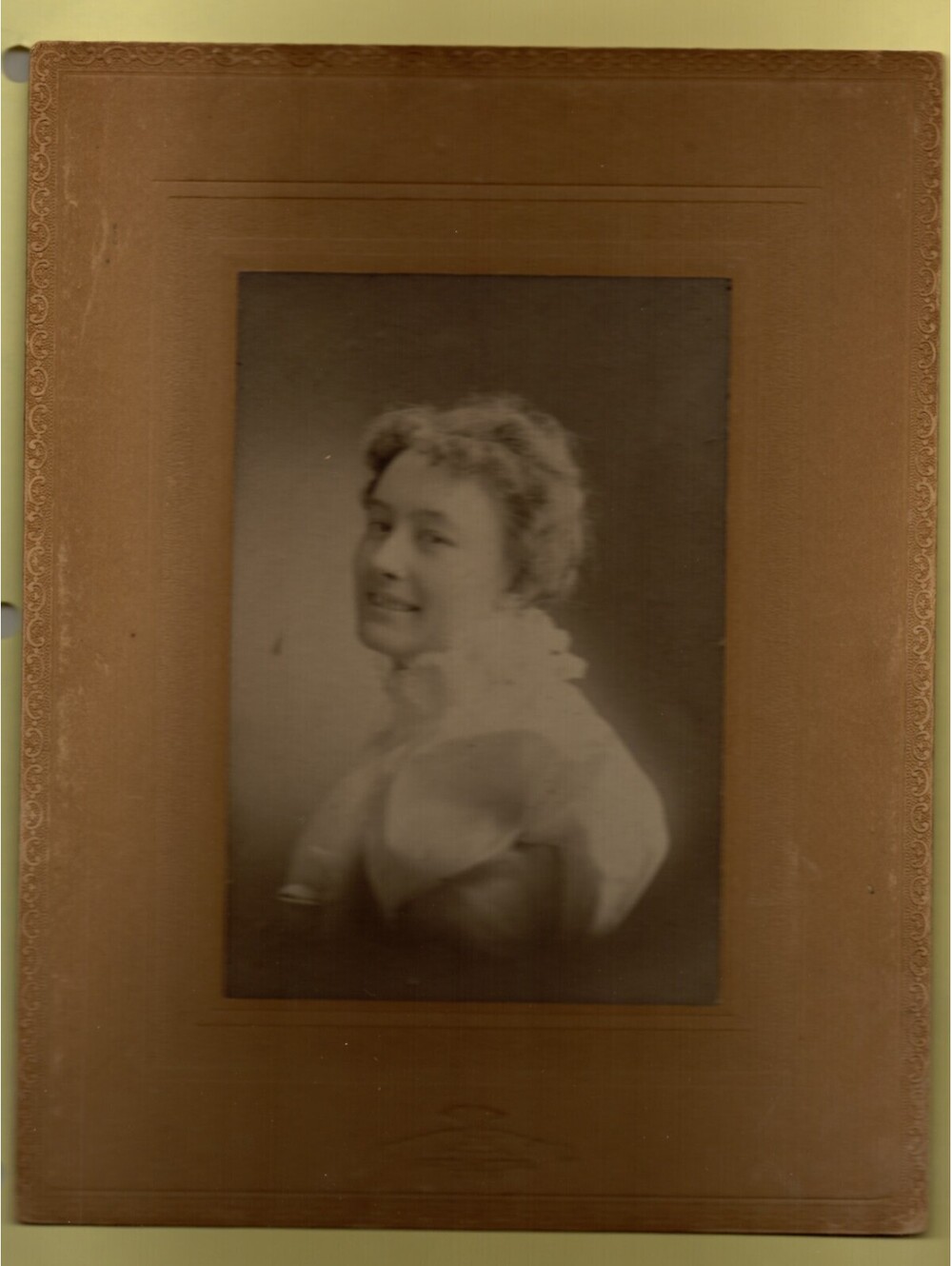 Woman Smiling For Portrait Photo 7 x 9" #2
